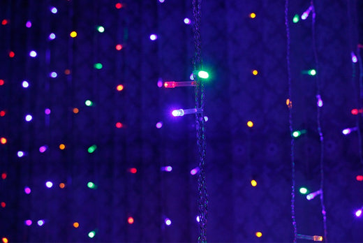 ستائر إضاءة LED لعيد الميلاد