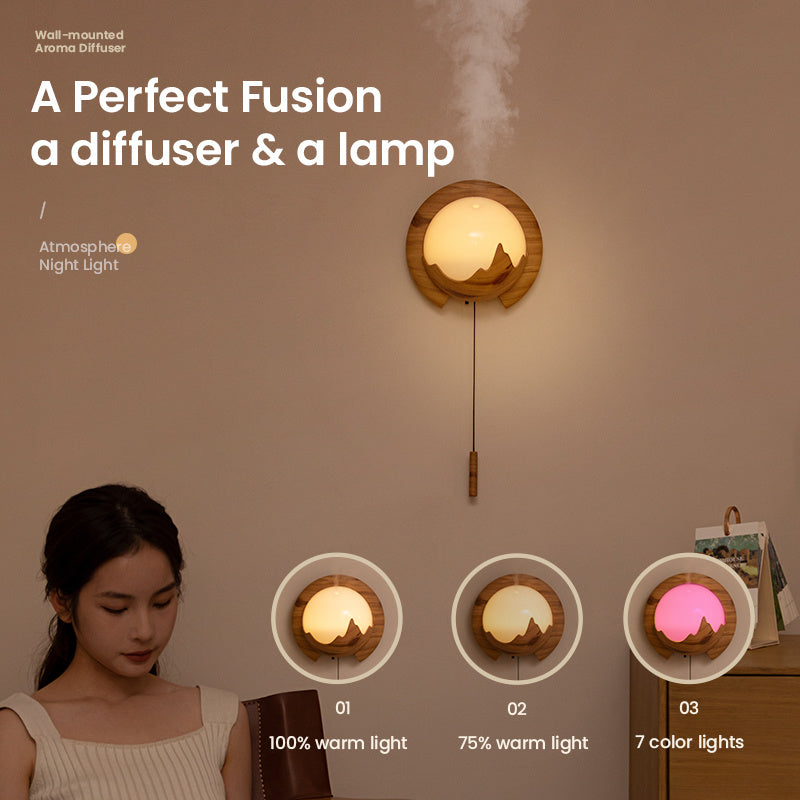 Wall Mounted Aroma Diffuser 150ml Remote