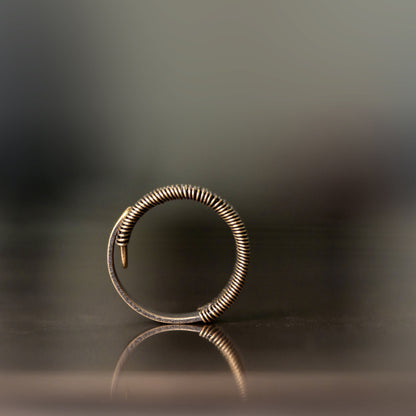 Vintage Copper Wire Wrapped Ring