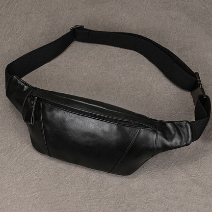 Leather Phone Messenger Bag Men's Fashion