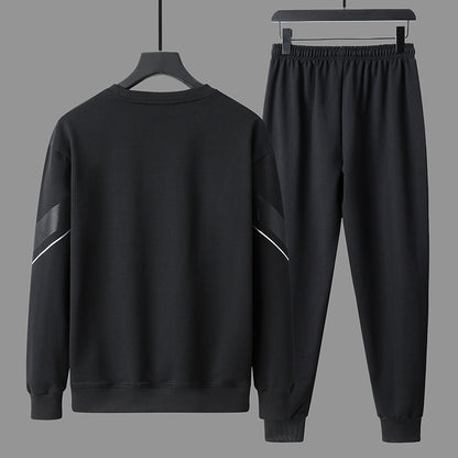 Men's Round Neck Sweater Pants Outfit