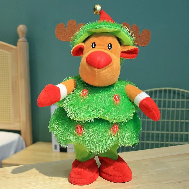 Christmas Electric Plush Toy, Tree Decoration, Gift