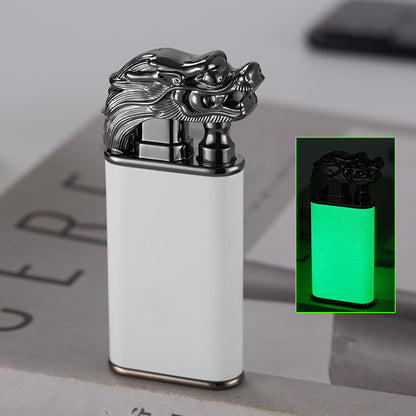 Blue Flame Double Fire Metal Lighter