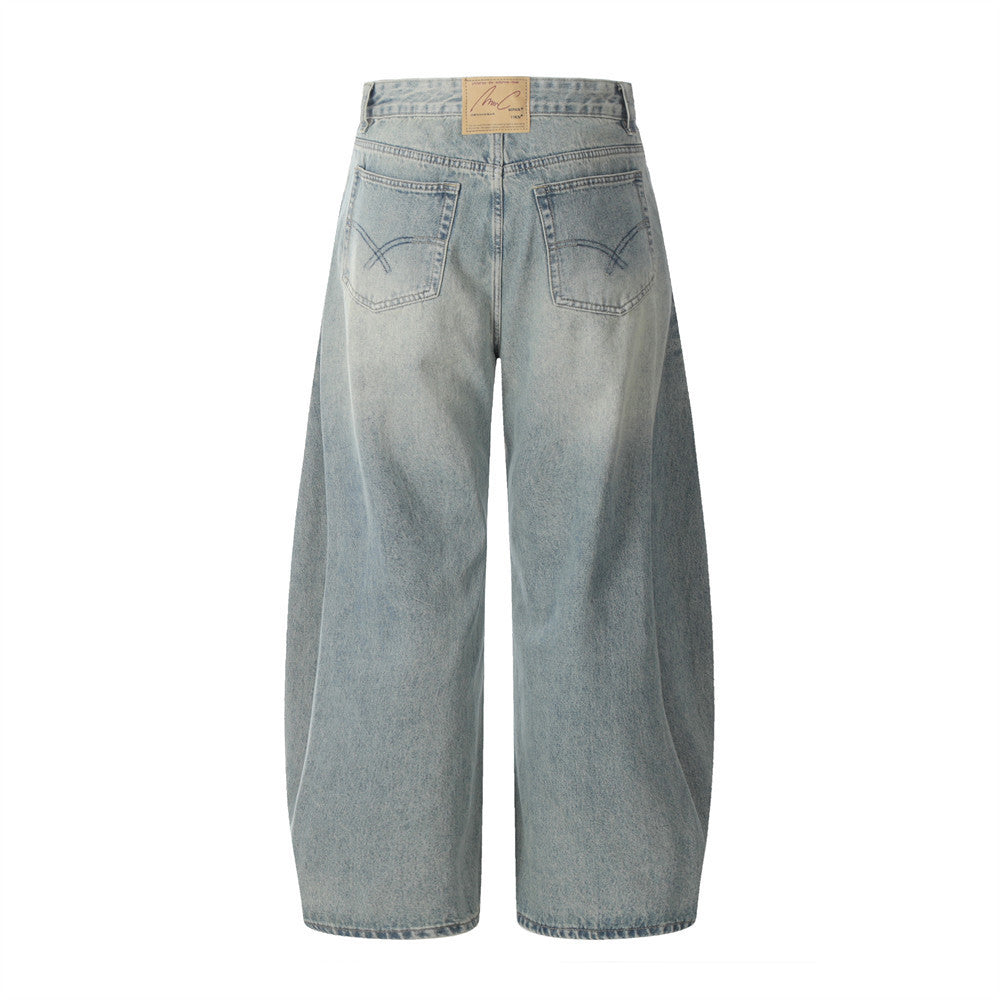 INS Loose Wash Wide Leg Trousers