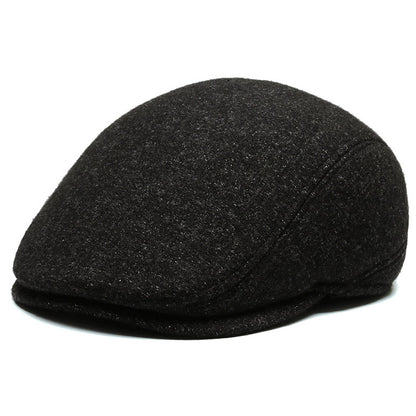 Outdoor Cycling Warm Short Brim Beret Ear Protection Hat