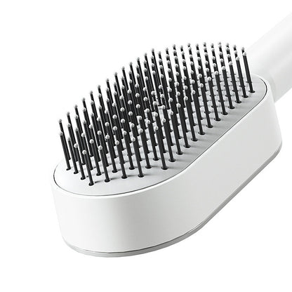 3D Air Cushion Massager Hairbrush with Self-Cleaning Feature
