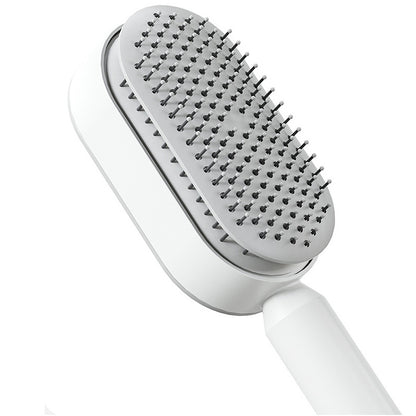 3D Air Cushion Massager Hairbrush with Self-Cleaning Feature