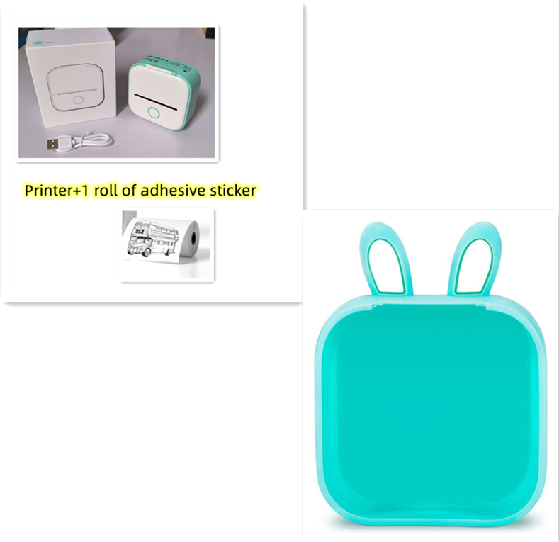 Mini Portable Thermal Label Printer - Ideal for Students and Price Tags