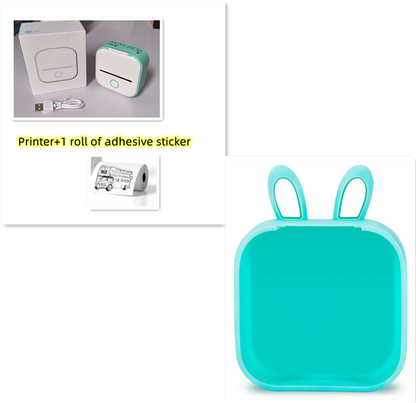 Mini Portable Thermal Label Printer - Ideal for Students and Price Tags