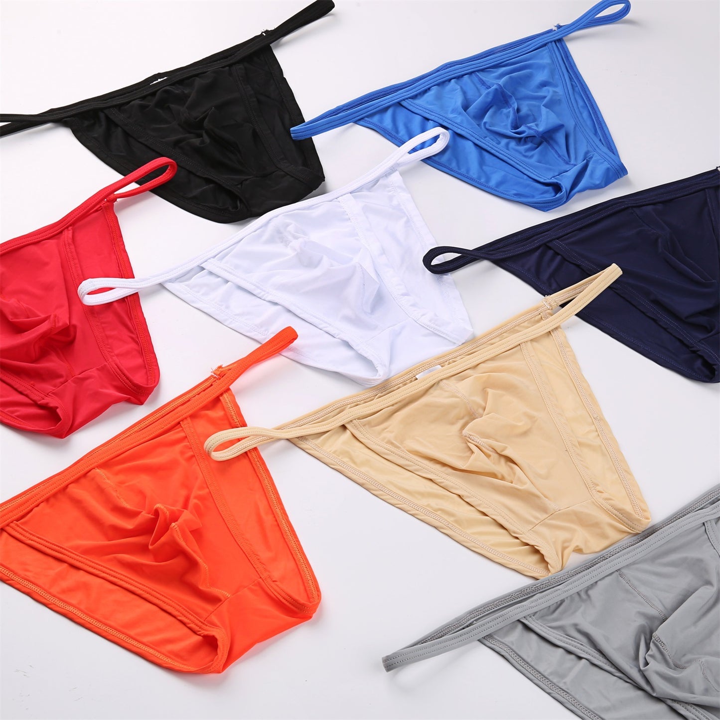 Sexy Men's Hip-exposed Low Waist Panties U Convex