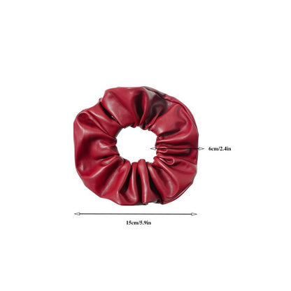 Ponytail New PU Large Intestine Hair Ring