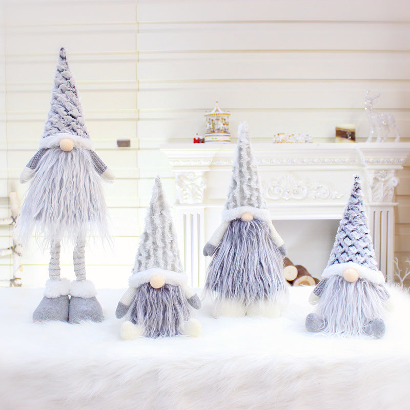 Christmas Telescopic Faceless Doll Decoration
