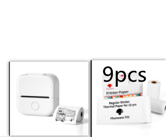 Mini Portable Thermal Label Printer - Ideal for Students and Price Tags