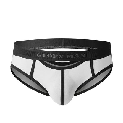 Men's Low Waist Skylight Sexy Briefs