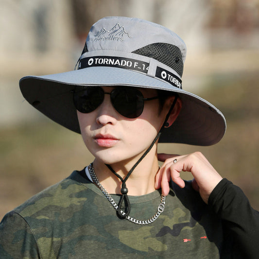 Men's Mountaineering Fishing Sunscreen Visor Hat