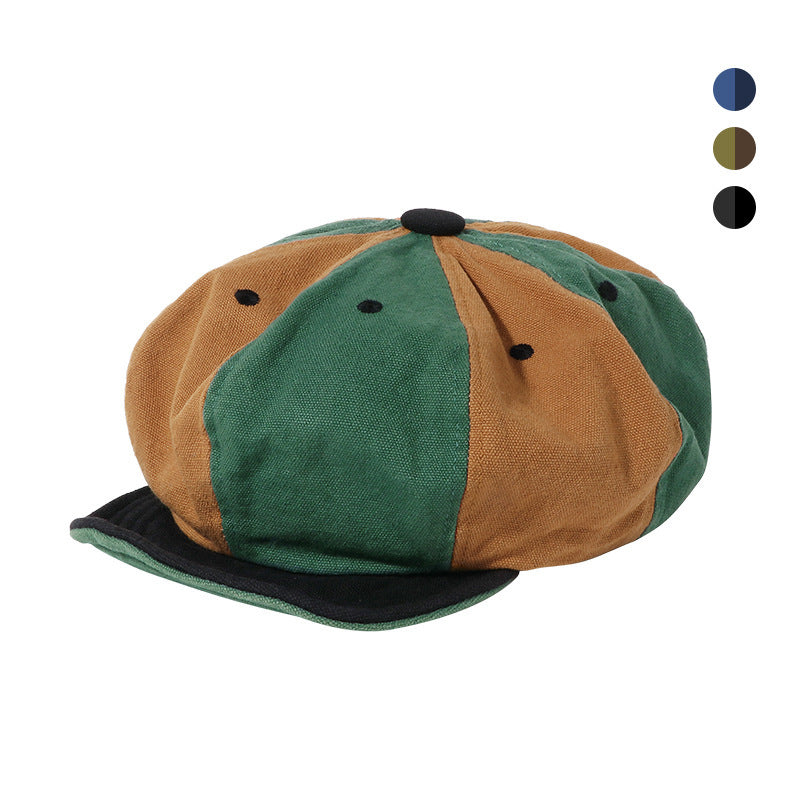 Color Matching Tension Beret Hat