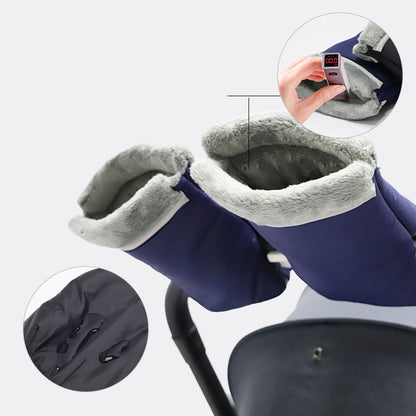 Winter Waterproof Baby Stroller Gloves