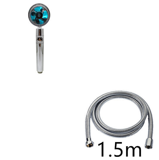 Turbo Propeller Shower Head Handheld High Pressure