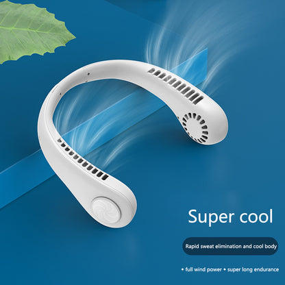 Portable Leafless Neck Fan 4000mAh Rechargeable