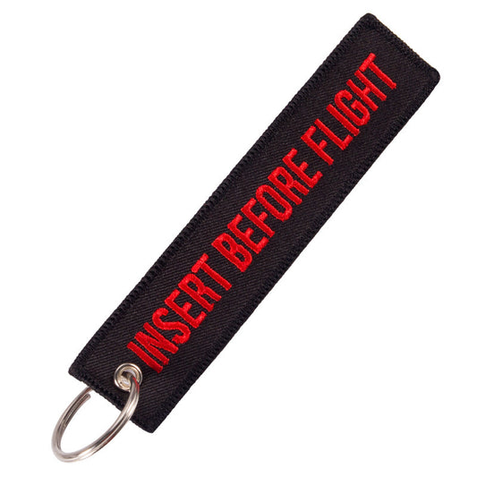 Double Sided Embroidered Keychain Ornament