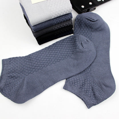 Bamboo Fiber Mens Low Cut Socks