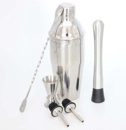 Stainless Steel Cocktail Shaker Ice Bucket Set