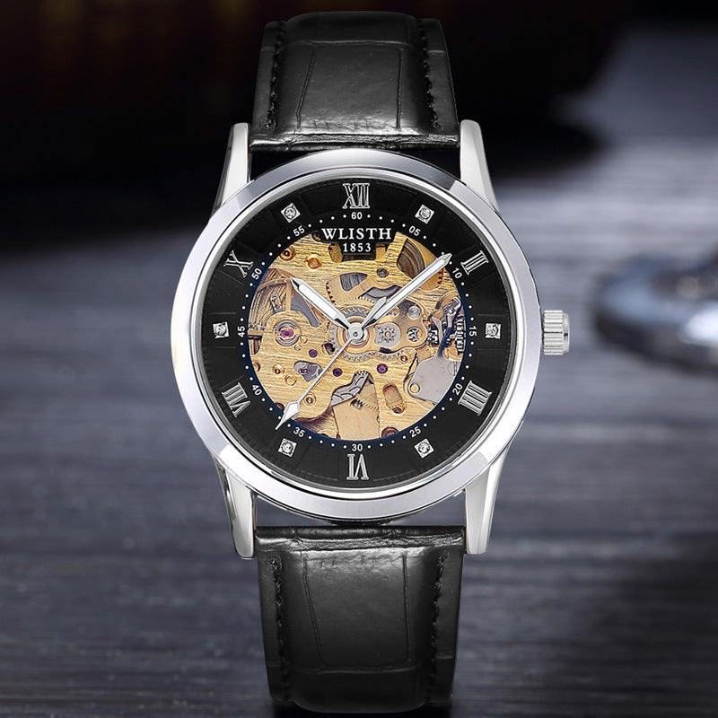 Stainless Steel Waterproof Business Automatic Mechanical Watch