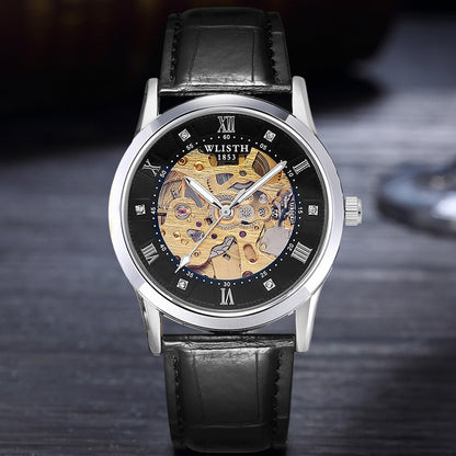 Stainless Steel Waterproof Business Automatic Mechanical Watch