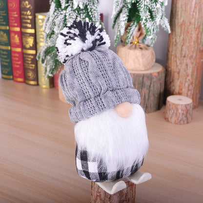 Christmas Ski Doll, Small Ornaments, Decoration Supplies
