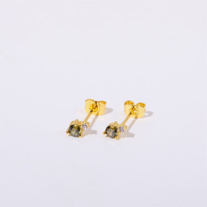 December Birthstone Zircon Earrings