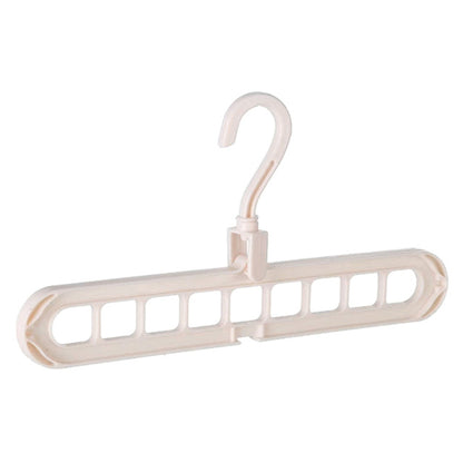 Plastic Clothes Hanger with Storage Hook