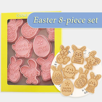 Easter Bunny Cookie Mold Egg Press