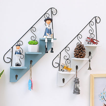 Trapezoidal Hook Wall Flower Stand