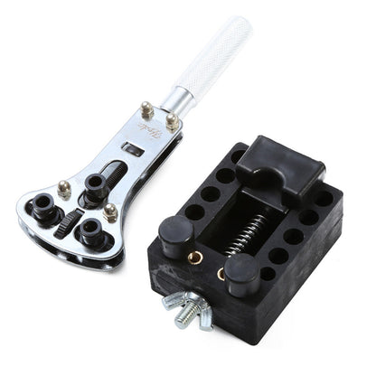 13pcs Watch Repair Tool Kit with Case Opener & Spring Bar Remover