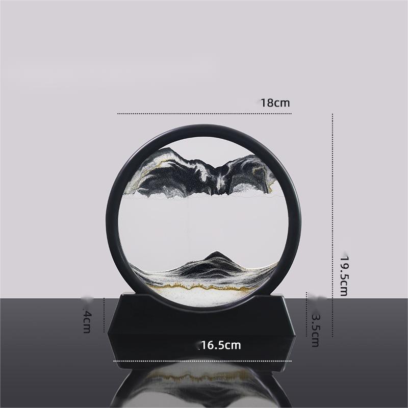 Quicksand Painting Hourglass Glass Decoration Crafts
