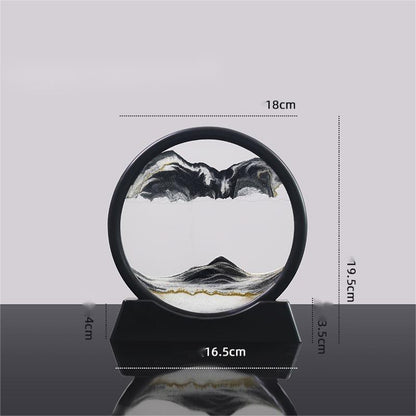 Quicksand Painting Hourglass Glass Decoration Crafts