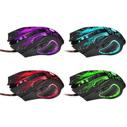 5500DPI USB Wired Gaming Mouse