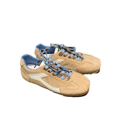 Genuine Leather Trend All-match Retro Casual Women's Shoes