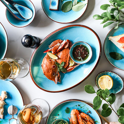Japanese Creative Ceramic Plate Dish Set