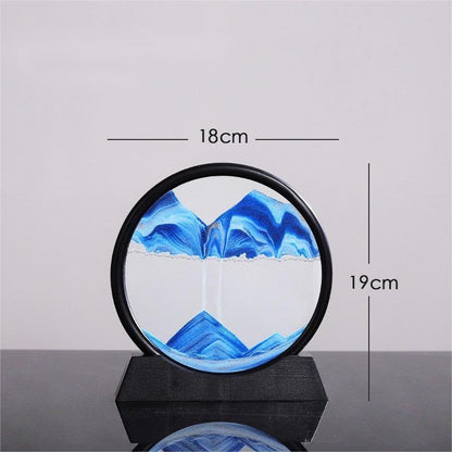 Quicksand Painting Hourglass Glass Decoration Crafts