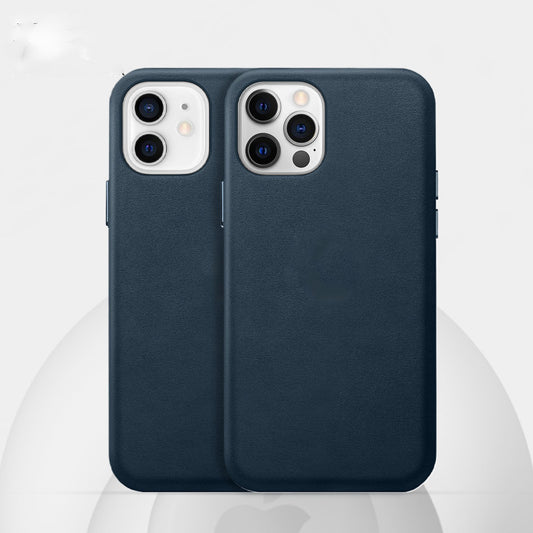 Real Cowhide Leather Magnetic Phone Case