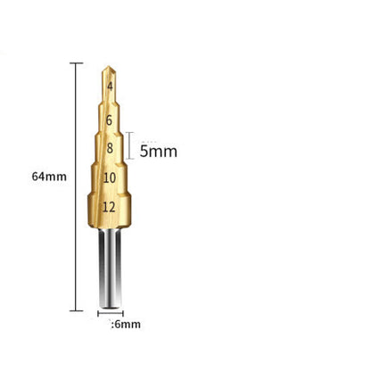 Pagoda Drill Bit Metal Hole Opener Tool