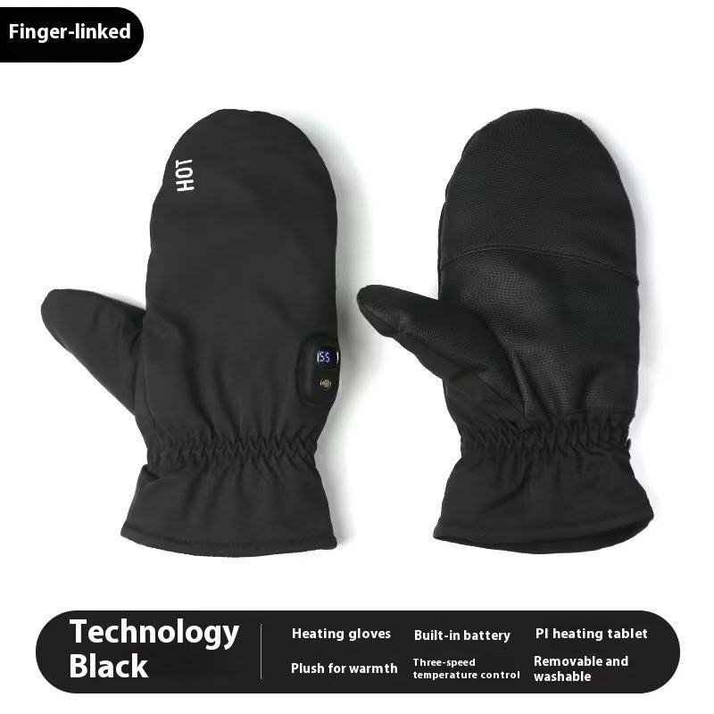 Winter Warm Windproof Electric Heating Gloves