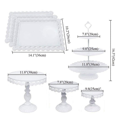 Wrought Iron Cake Stand Wedding Dessert Plate