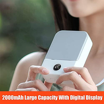 Portable Neck Waist Fan USB High Wind