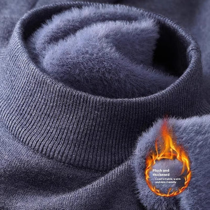 Men's Half High Neck Slim Fit Sweater