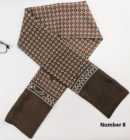 Men's Silk Cashmere Business Long Scarf