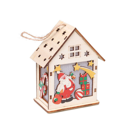 Luminous Christmas Wood Decorations with Lights