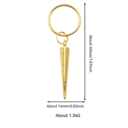 XINGX Lightning Shell Hair Ring with Small Pendant