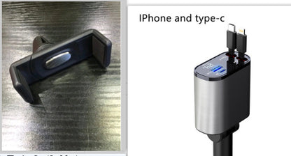 Metal Car Charger 100W USB Type C Adapter